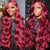 Throw On & Go | Burgundy Body Wave Glueless HD Lace 13x6 Frontal Wig
