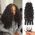 Melted Hair 12A Burmese Curly Boho Braids 100% Human Hair Extensions Miracle Knots Crochet Human Hair Feathered Human Crochet Hair For Braiding
