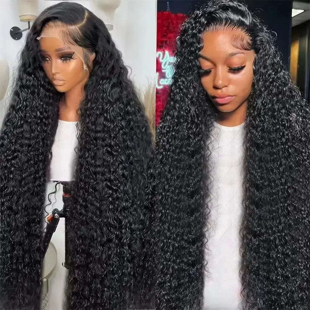 1 Min Install | Kinky Curly Glueless HD Lace 13x6 Frontal Wig