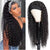 Melted Hair Kinky Curly Wig Glueless Headband Wig