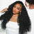 No Glue No Fuss | Deep Wave No-Lace Glueless Half Wig