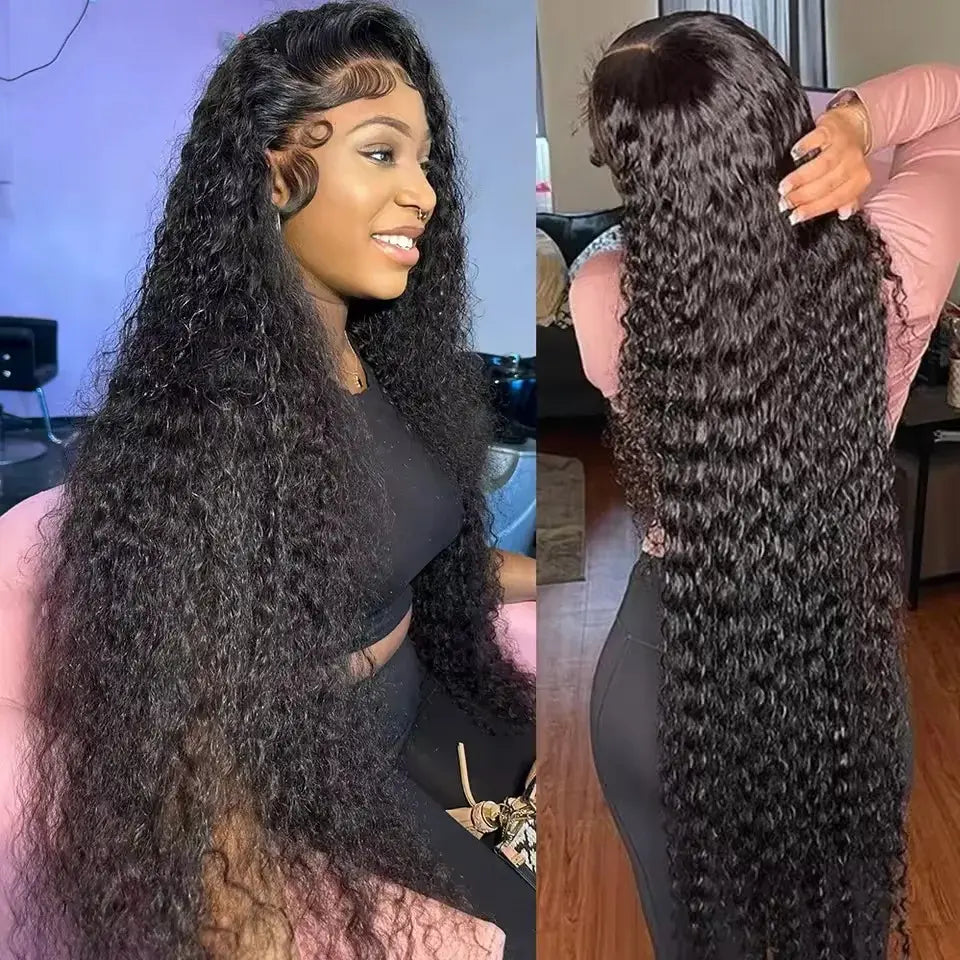 Melted Hair 180% Density Deep Wave Wig Glueless 13x6 Frontal Wig