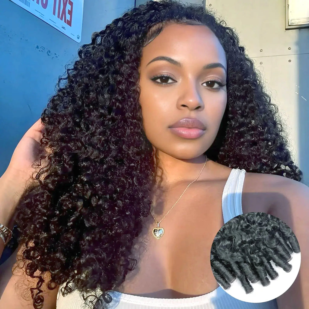 Wear & Go | Kinky Curly Glueless HD Lace 13x6 Frontal Wig Pre-Cut