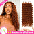 Ginger Kinky Curly Crochet Braiding Hair Extensions — 100% Human Hair