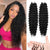 Melted Hair Deep Wave Miracle Knots Invisible Knotless Crochet Hair Extensions Deep Wave Crochet Hair 14“~22" Feather Crochet Hair Pre-Separated Hair Braiding