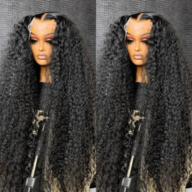 Melted Hair Kinky Curly Wig Glueless 13x6 Frontal Wig