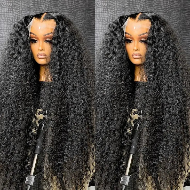 Melted Hair Kinky Curly Wig Glueless 13x6 Frontal Wig