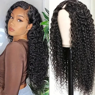 Instant Glam | Deep Wave No-Lace Glueless V Part Wig