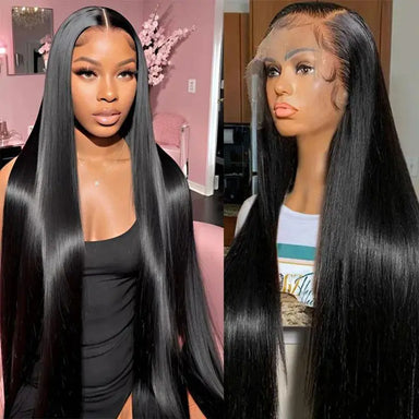 Melted Hair 180% Density Bone Straight Wig Glueless 13x6 Frontal Wig