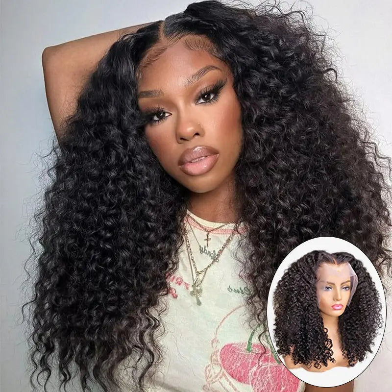 Throw On & Go | Deep Wave Glueless HD Lace 13x4 Frontal Wig