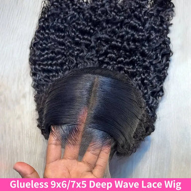 Quick Change | Deep Wave Glueless HD Lace Lace Closure Wig Pre-Cut