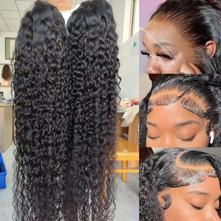 Melted Hair Kinky Curly Wig Glueless 13x6 Frontal Wig
