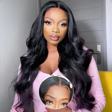 Throw On & Go | Body Wave Glueless HD Lace 5x5 Closure Wig Pre-Cut