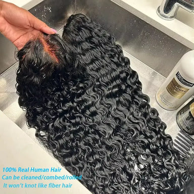 Easy Everyday | Deep Wave No-Lace Glueless Half Wig