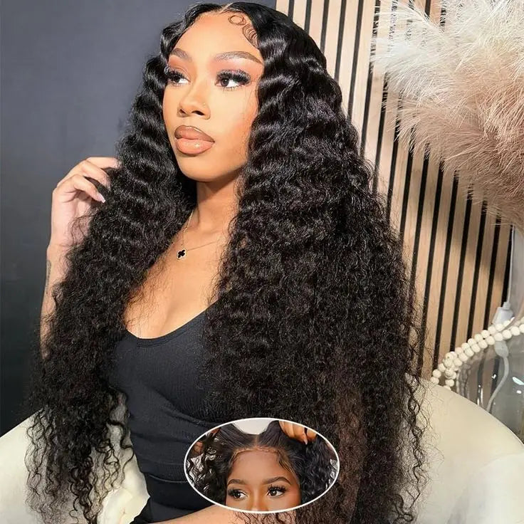 Ready To Wear | Deep Wave Glueless HD Lace Lace Closure Wig