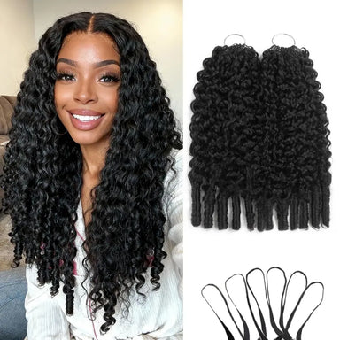 Curly Crochet Braiding Hair Extensions — 100% Human Hair