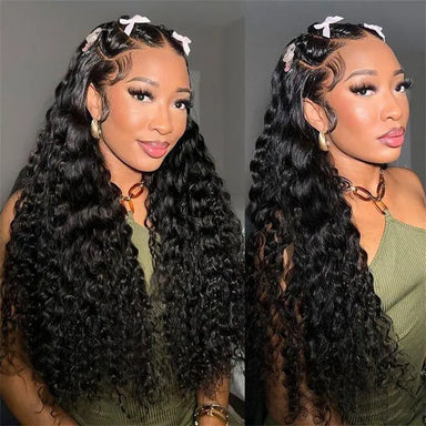 Melted Hair 180% Density Water Wave Wig Glueless 13x6 Frontal Wig — Style 4