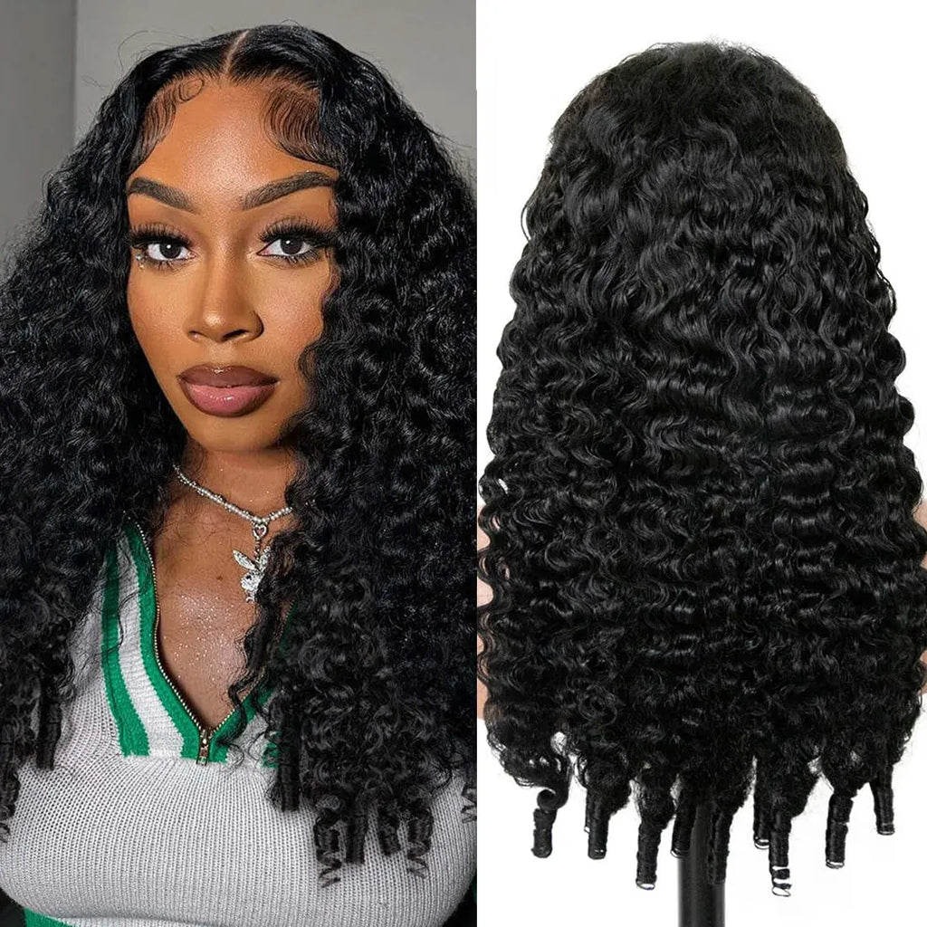 Slay All Day | Curly Glueless HD Lace 13x6 Frontal Wig Pre-Cut