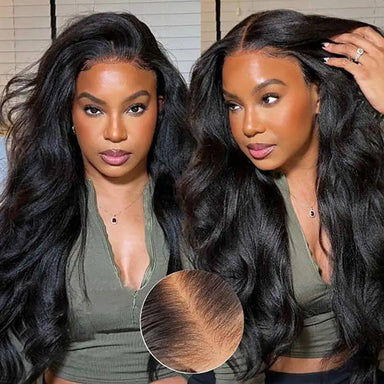 Melted Hair Body Wave Wig Glueless 9x6 Frontal Pre-Cut Lace Wig — Style 3