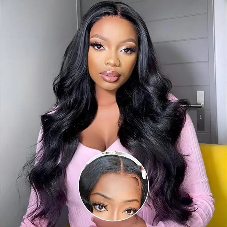 Melted Hair 180% Density Body Wave Wig Glueless 9x6 Frontal Wig