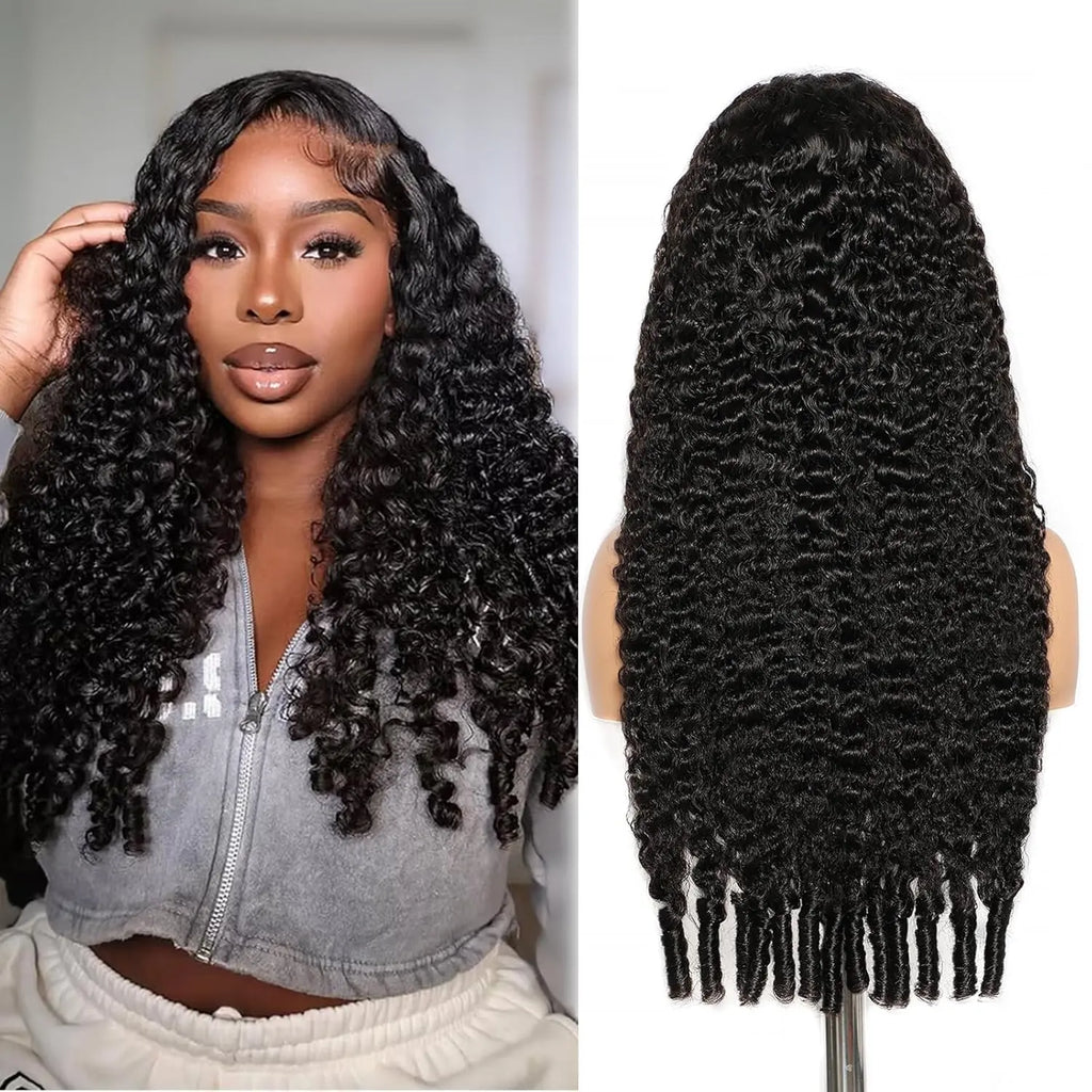 Wear & Go | Kinky Curly Glueless HD Lace 13x6 Frontal Wig Pre-Cut