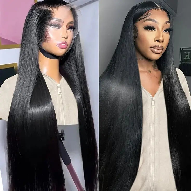 Melted Hair 180% Density Straight Wig Glueless 13x6 Frontal Wig