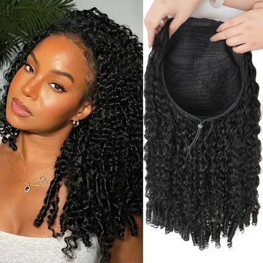 Melted Hair Curly Wig Glueless Headband Wig