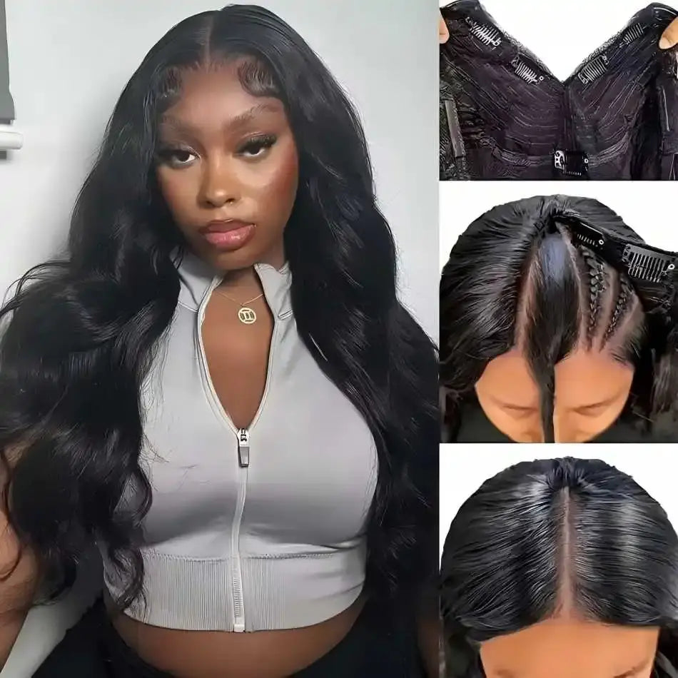 Instant Glam | Kinky Curly No-Lace Glueless V Part Wig