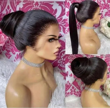 Throw On & Go | Straight Glueless HD Lace 360 Lace Wig