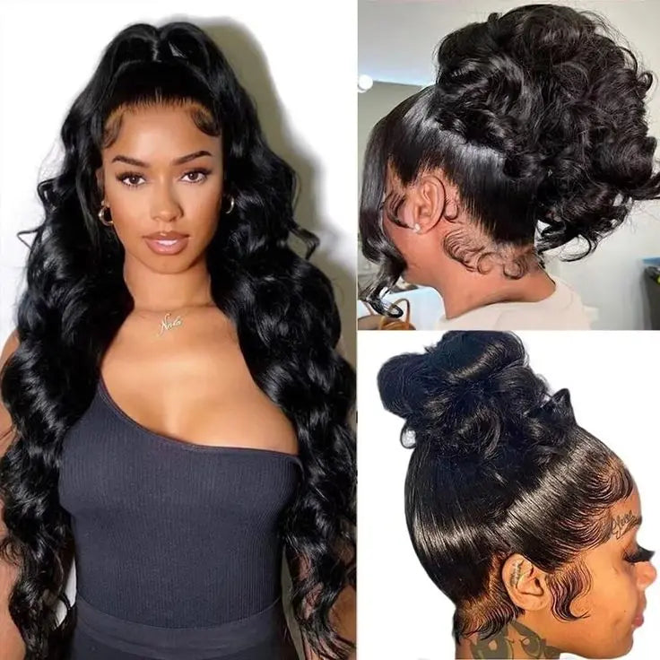 Melted Hair 180% Density Body Wave Wig Glueless 360 Lace Wig — Style 2