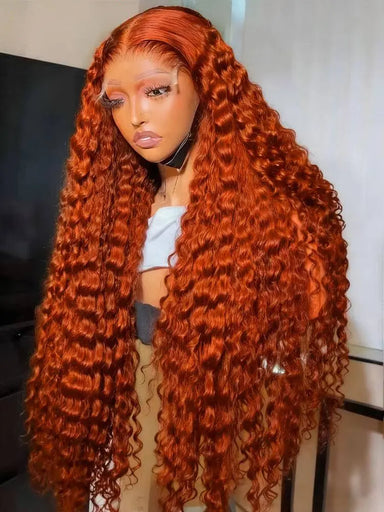 Ready To Wear | Ginger Deep Wave Glueless HD Lace 13x6 Frontal Wig