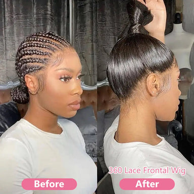 Wear & Go | Straight Glueless HD Lace 360 Lace Wig