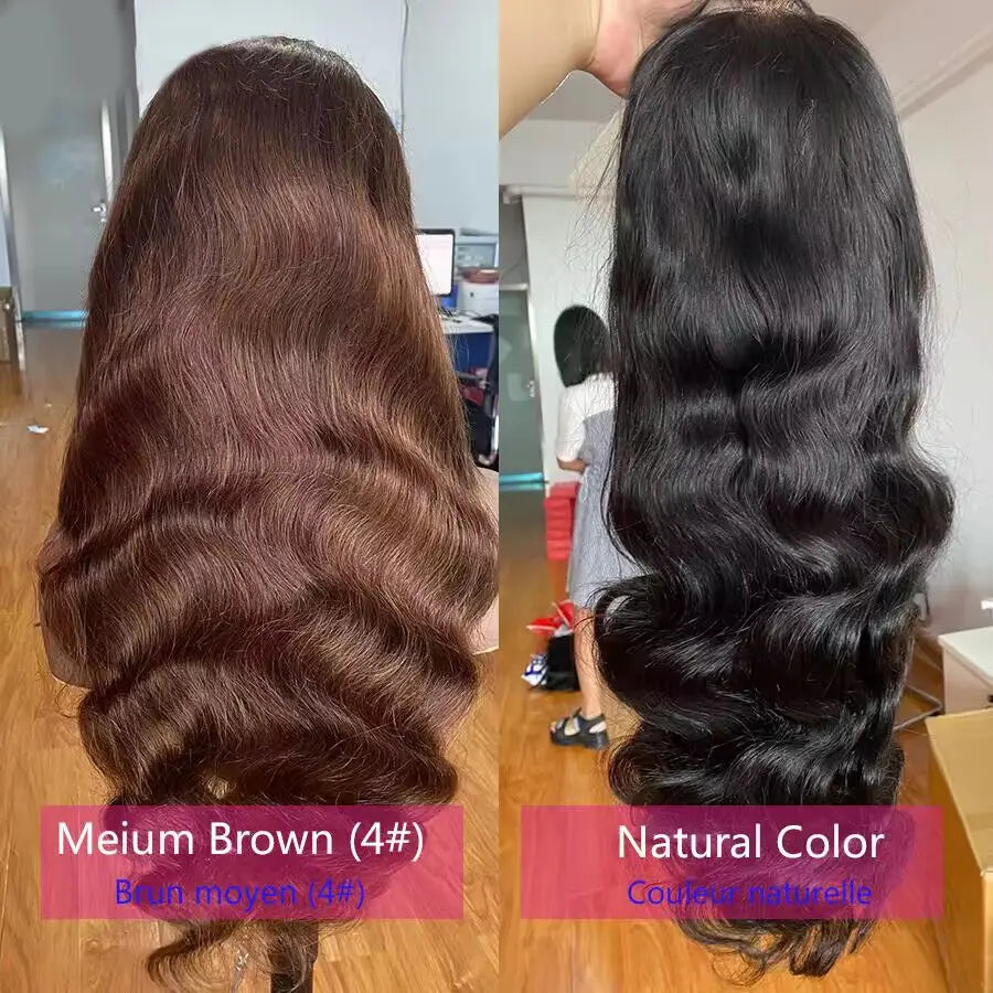 Fresh Install | Brown Body Wave Glueless HD Lace 13x6 Frontal Wig