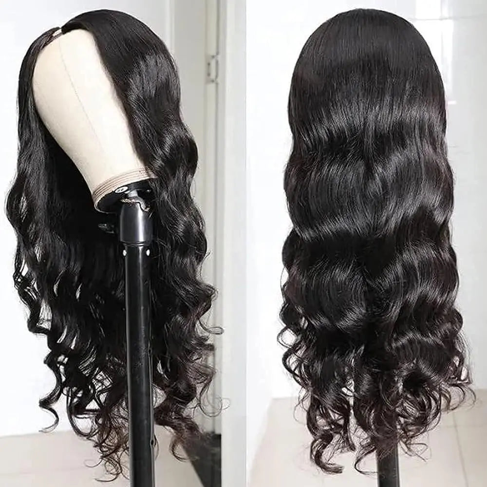 No Glue No Fuss | Kinky Curly No-Lace Glueless V Part Wig
