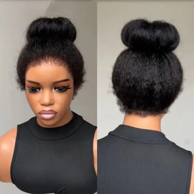 Wear & Go | Kinky Straight Glueless HD Lace 360 Lace Wig