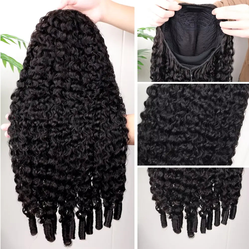 Quick Clip Wig | Curly No-Lace Glueless Half Wig