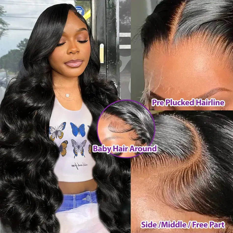 1 Min Install | Body Wave Glueless HD Lace 13x6 Frontal Wig