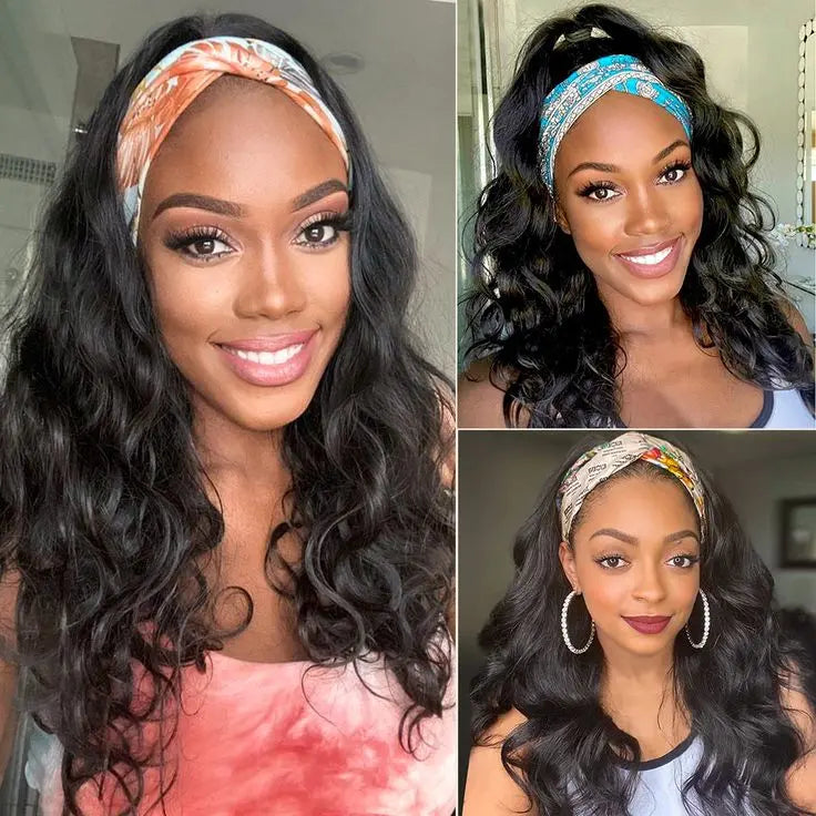 Easy Everyday | Highlight Body Wave No-Lace Glueless Headband Wig