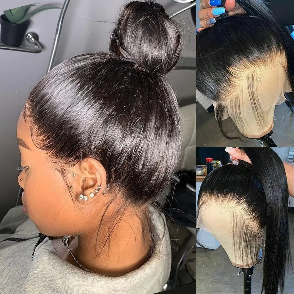 Throw On & Go | Straight Glueless HD Lace 360 Lace Wig