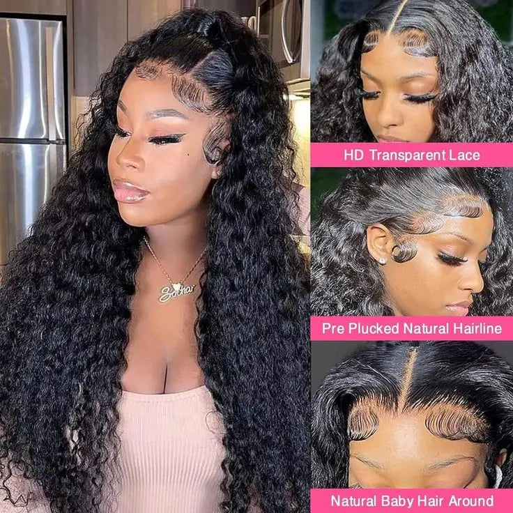 Easy Everyday | Deep Wave No-Lace Glueless Half Wig