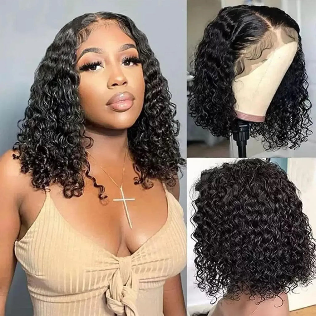 Throw On & Go | Deep Wave Glueless HD Lace Lace Closure Wig Pre-Cut