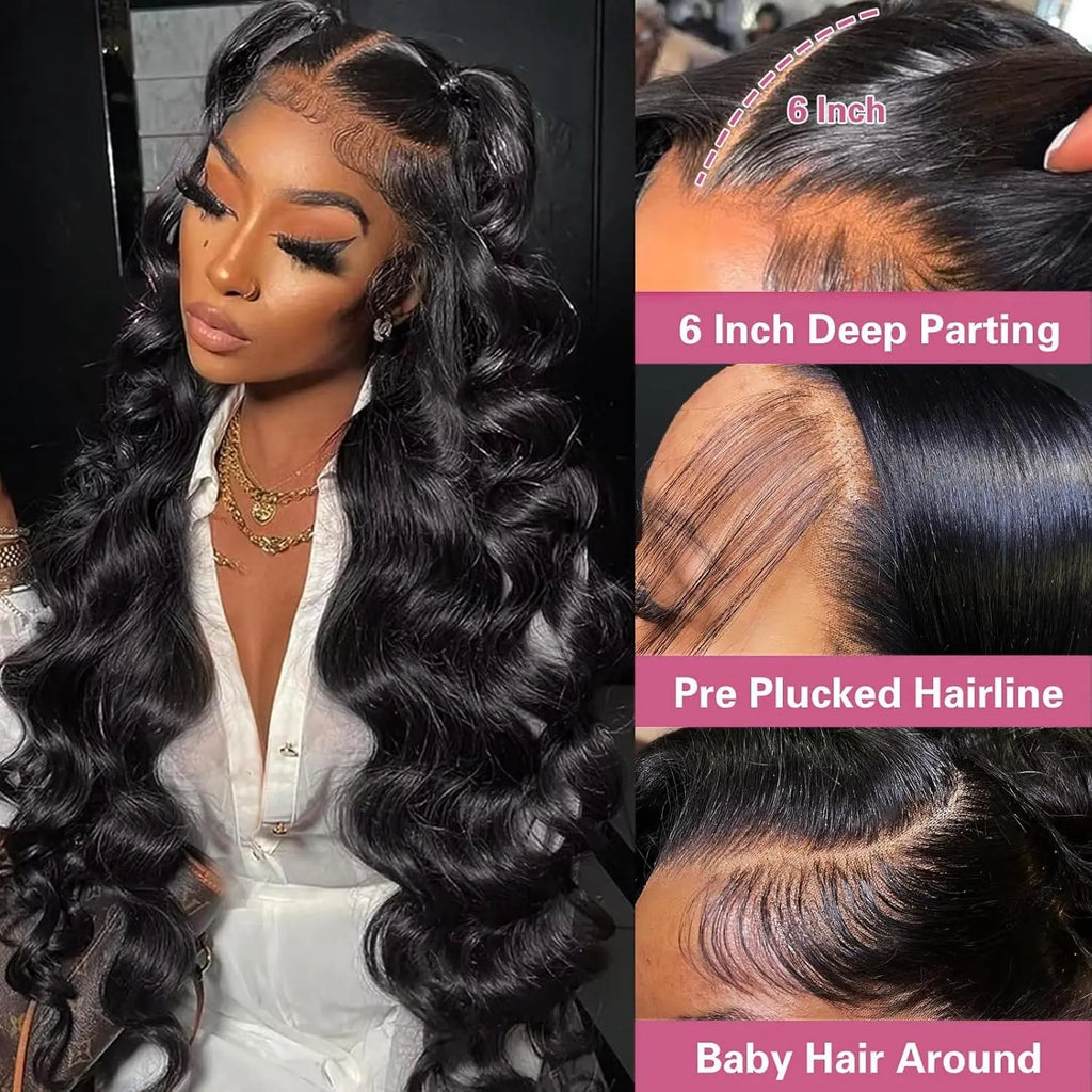 Melted Hair Body Wave Wig Glueless 13x6 Frontal Wig