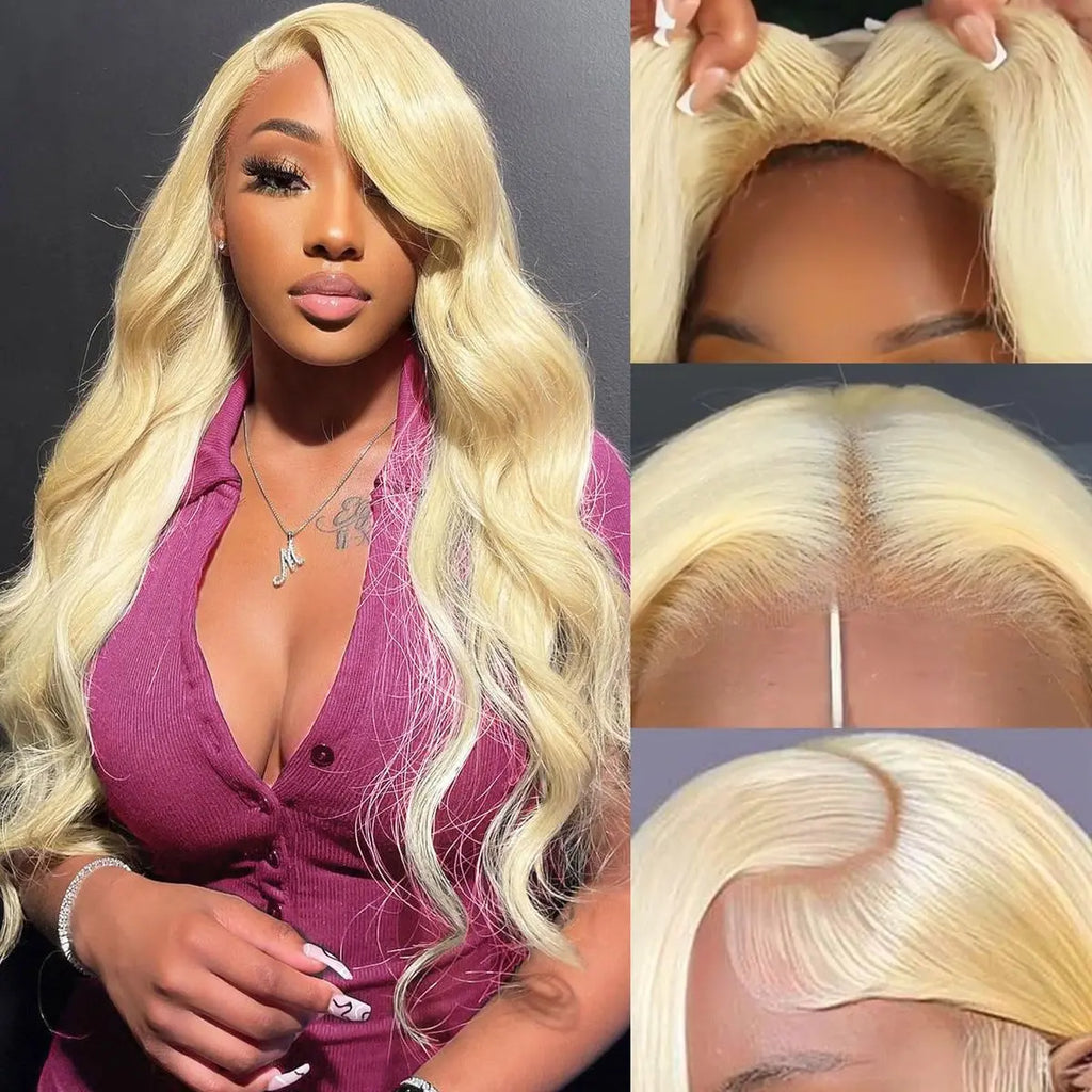 Easy Everyday | 613 Blonde Body Wave No-Lace Glueless Half Wig