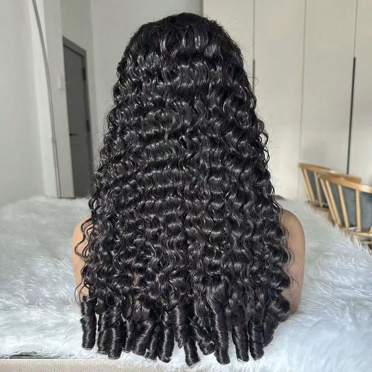 Melted Hair Curly Wig Glueless 13x6 Frontal Wig