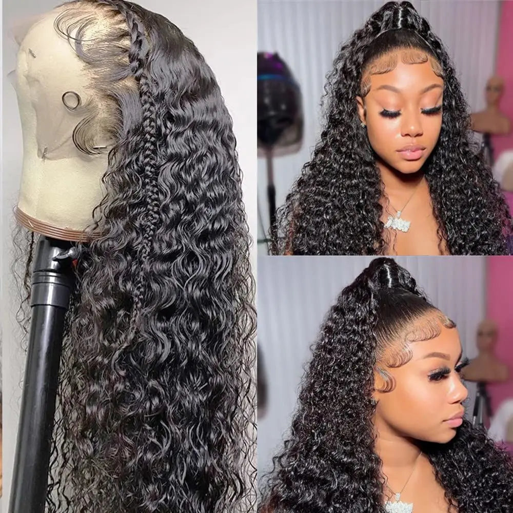 Fresh Install | Kinky Curly Glueless HD Lace 13x6 Frontal Wig Pre-Cut