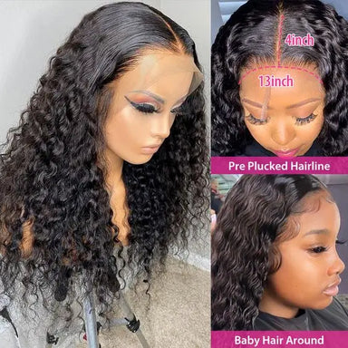 Throw On & Go | Deep Wave Glueless HD Lace 13x6 Frontal Wig
