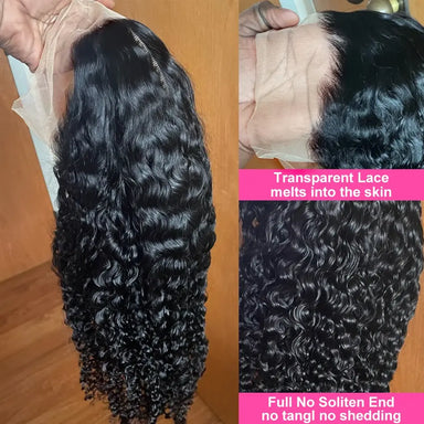 1 Min Install | Deep Wave Glueless HD Lace 13x6 Frontal Wig