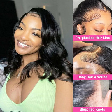 Melted Hair 180% Density Body Wave Wig Glueless 13x6 Frontal Wig — Style 6