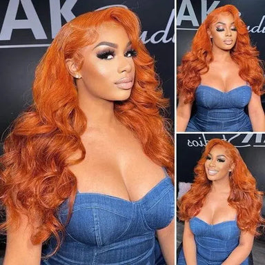 Effortless Glam | Ginger Straight Glueless HD Lace 13x4 Frontal Wig