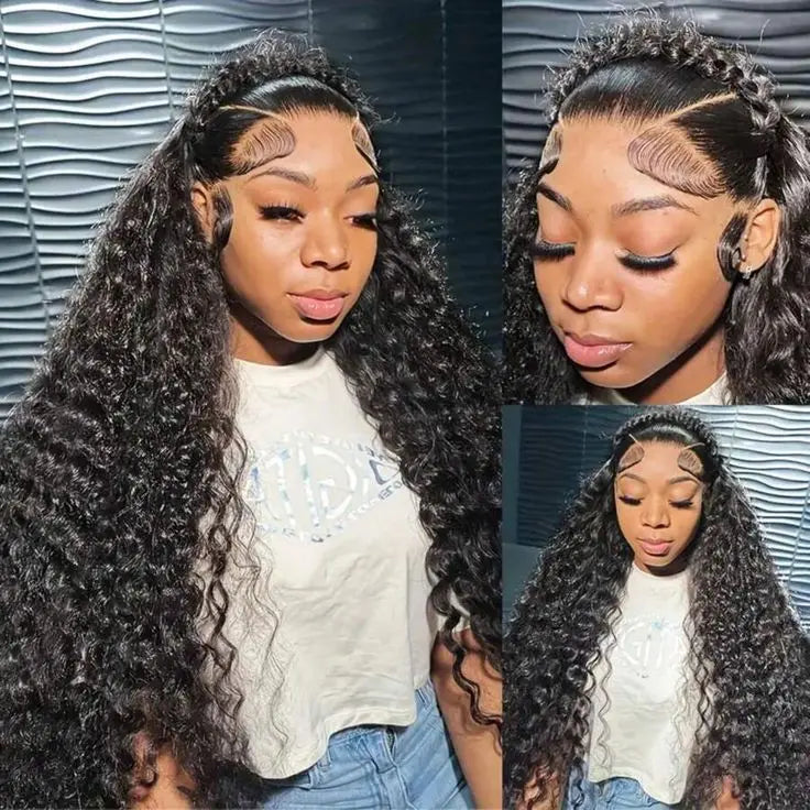 Throw On & Go | Deep Wave Glueless HD Lace 13x4 Frontal Wig